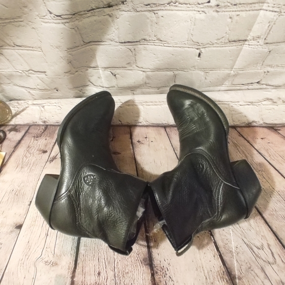 Ariat Men's Deputy Leather Black Western Boots 10.5 - Picture 7 of 16